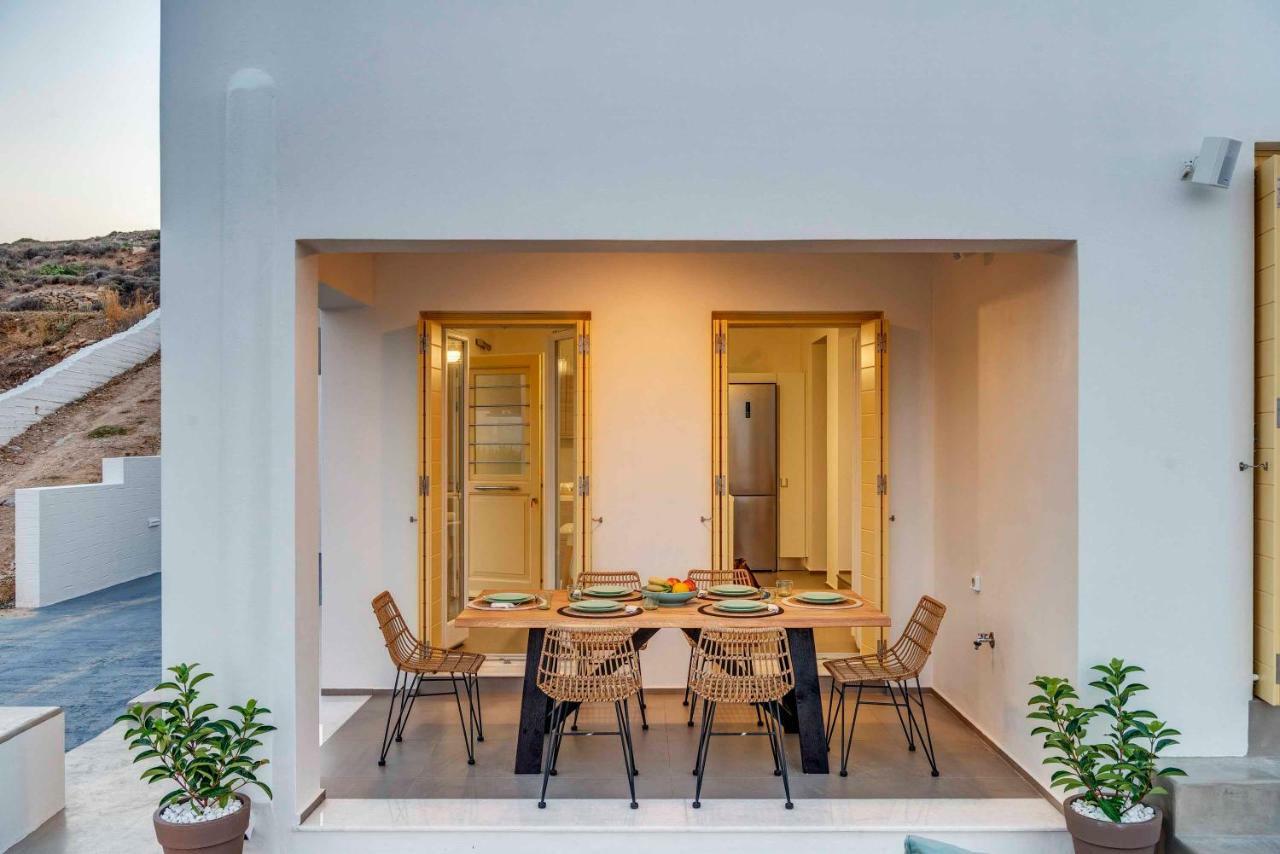 Villa Alba In Syros With Private Jacuzzi أزوليمنوس المظهر الخارجي الصورة