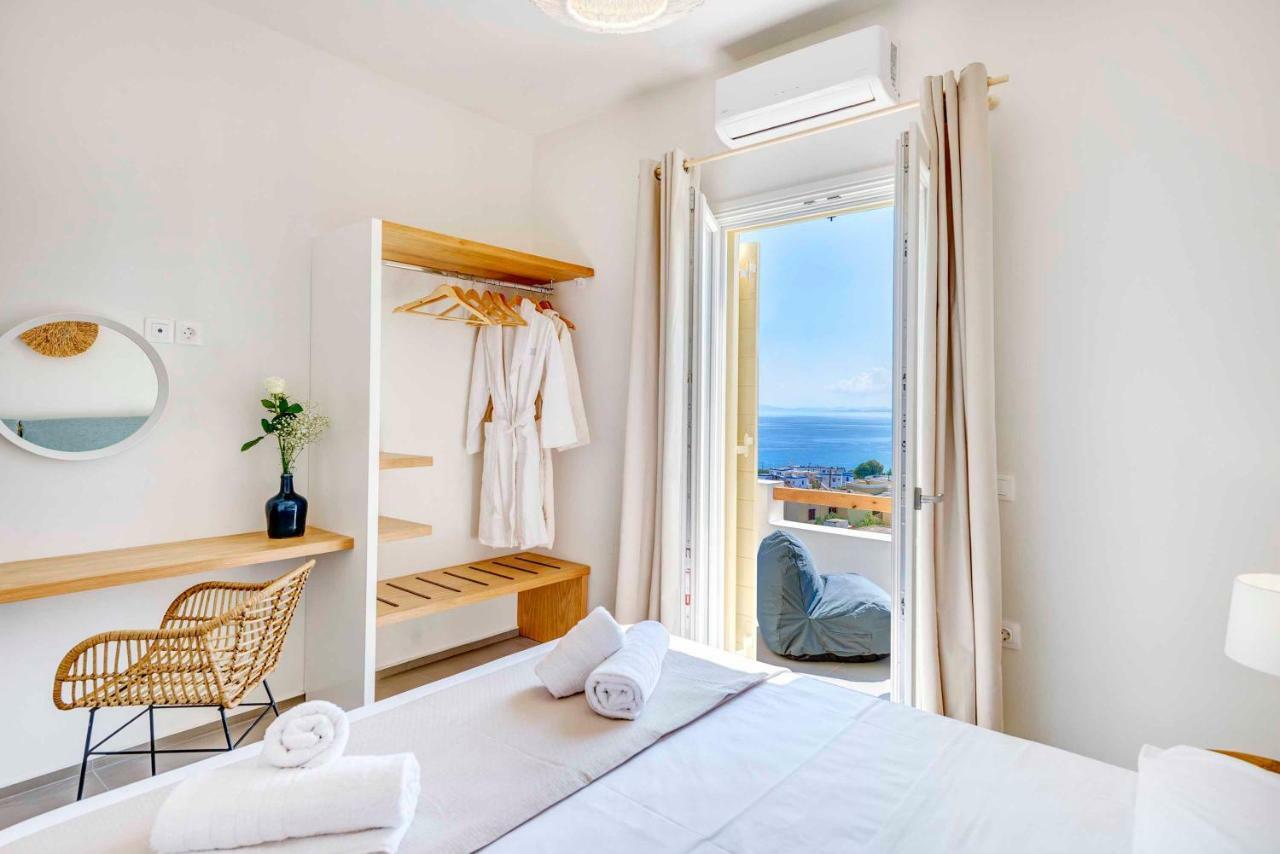 Villa Alba In Syros With Private Jacuzzi أزوليمنوس المظهر الخارجي الصورة