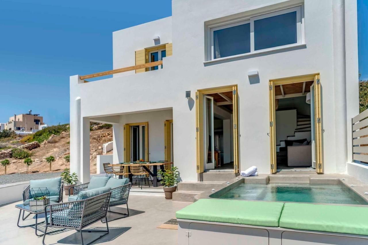 Villa Alba In Syros With Private Jacuzzi أزوليمنوس المظهر الخارجي الصورة